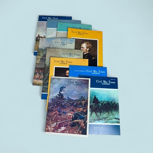 1975 Civil War Times Illustrated Lot of 10 History Magazines Excluding Mar - Picture 1 of 12